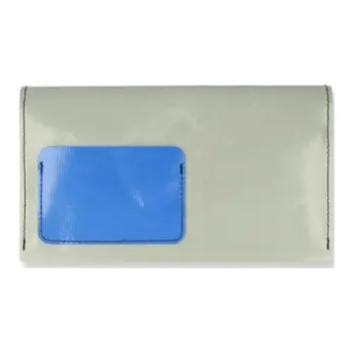 FREITAG Wallets Light Gray With Blue Accents