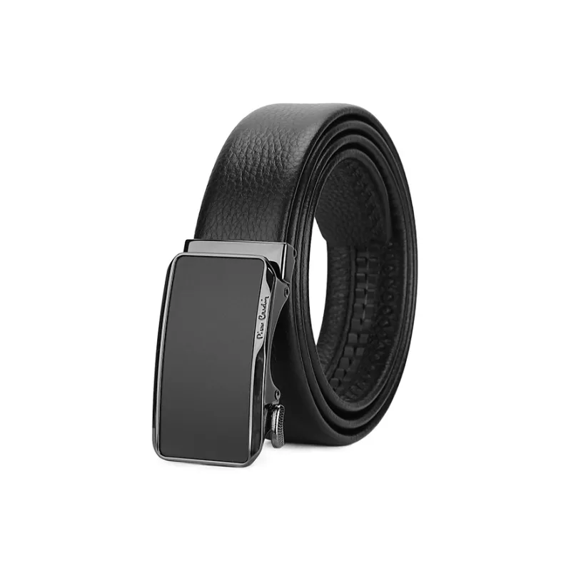 PIERRE CARDIN Genuine Cow Leather Automatic Buckle Father, Dad, And Father in Law Box Men's Width 3.5CM-34