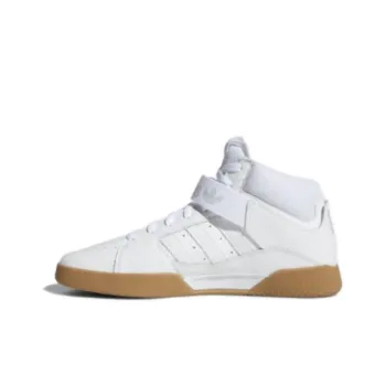 Adidas Originals VRX Cup Mid Coverage Anti Slip And Wear Resistant Mid Top Skateboard Shoes Men's Cloud White