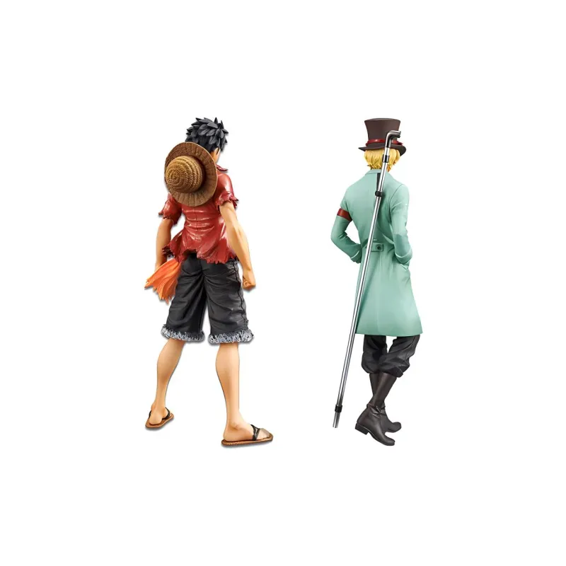 BANPRESTO Sabo Glass Factory One Piece DXF Theater Edition Men Of The Great Journey Luffy & Scale Figures-1