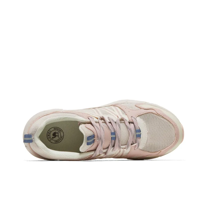 CAMEL Tenglong 2.0 Cushioning Wear-Resistant Low-Top Hiking Shoes Women's White Pink-3