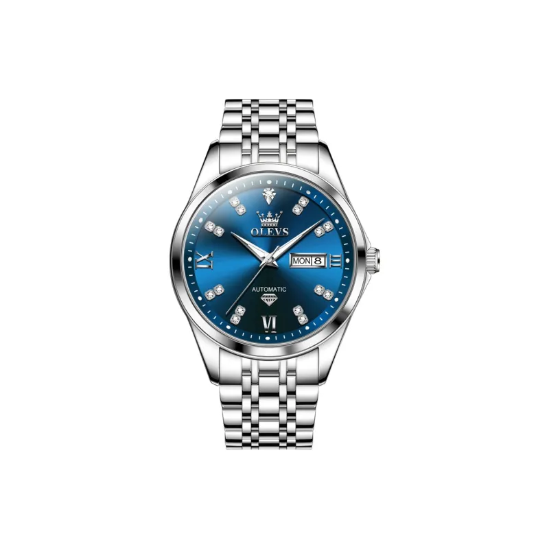 OLEVS Minimalist Series Automatic Mechanical Movement Watch Men's Watches White Dial-20