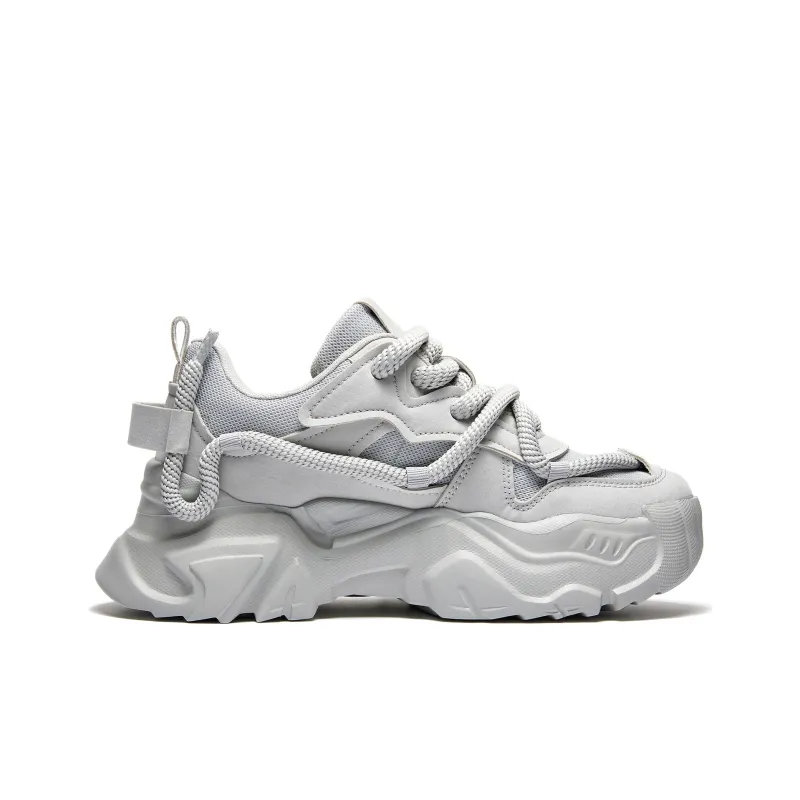 RIFUGIO VO' Shock Absorbers With Slip Resistant And Abrasion Resistant Properties Low Top Chunky Sneakers Unisex-7
