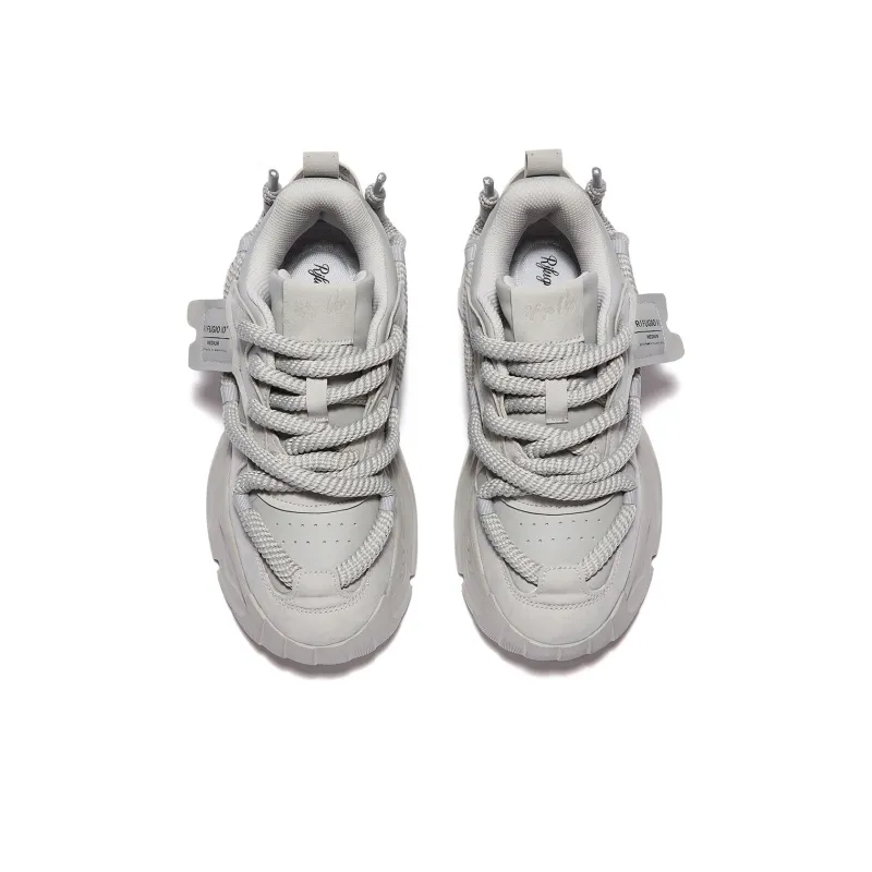 RIFUGIO VO' Shock Absorbers With Slip Resistant And Abrasion Resistant Properties Low Top Chunky Sneakers Unisex-3