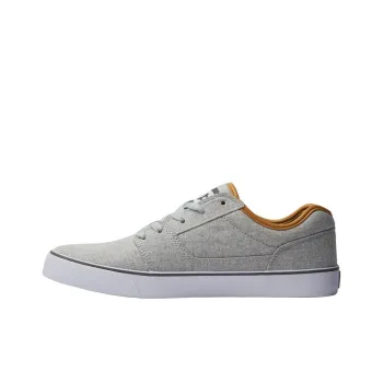 DC Shoes Low Top Canvas Shoes Men's Light Gray