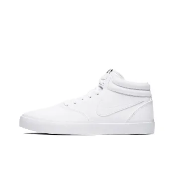 Nike Sb Charge Mid Canvas Triple White