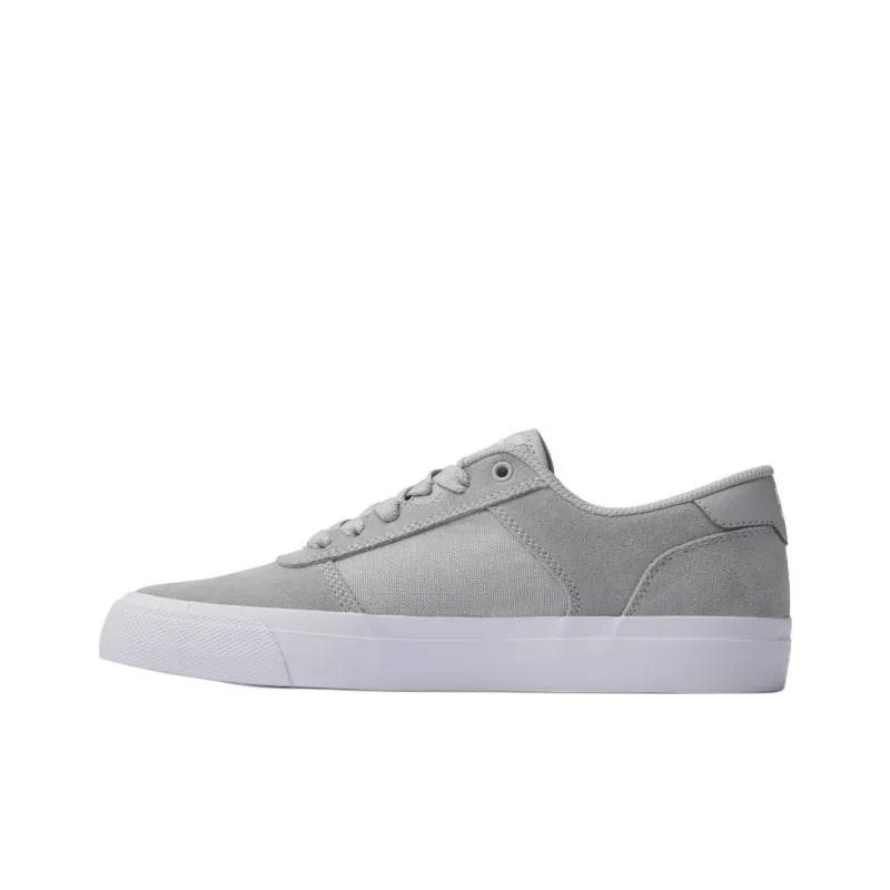 DC Shoes Teknic Low-Top Skateboard Shoes Men's Gray-0