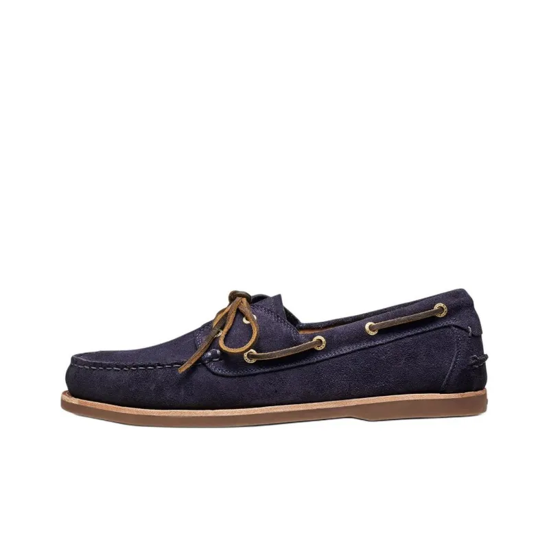 G.H. Bass & Co. Hampton Boat Shoes Men's Marine Blue-0
