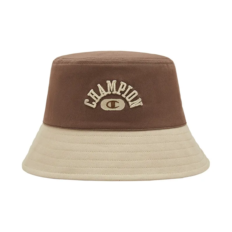 Champion Cotton Bucket Hats Unisex Dark Brown-1