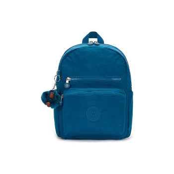 Kipling Polyamide Backpack Regular Unisex Blue/Soft Pink/Metal Quartz Color