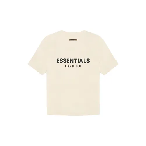 Fear Of God Essentials T-Shirts Unisex Cream