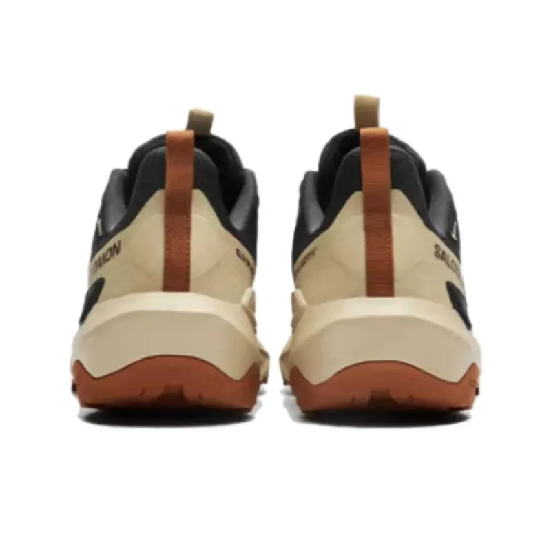 SALOMON Elixir Cushioned Anti Slip Wear Resistant Waterproof And Breathable Low Top Trekking Shoes Men's Black Beige-3
