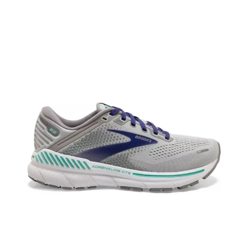 Brooks Women's Adrenaline GTS 22 'Grey Purple'-1