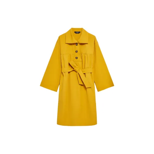 WEEKEND MaxMara Long-Sleeved Dresses Women's Yellow