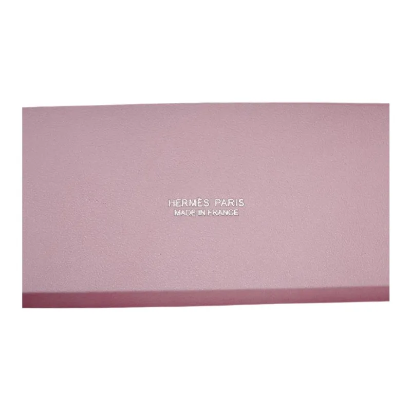 HERMES Kelly Danse Swift Calfskin One Shoulder Crossbody Clutches Women's 09 Mauve Pale Dream Pink-9