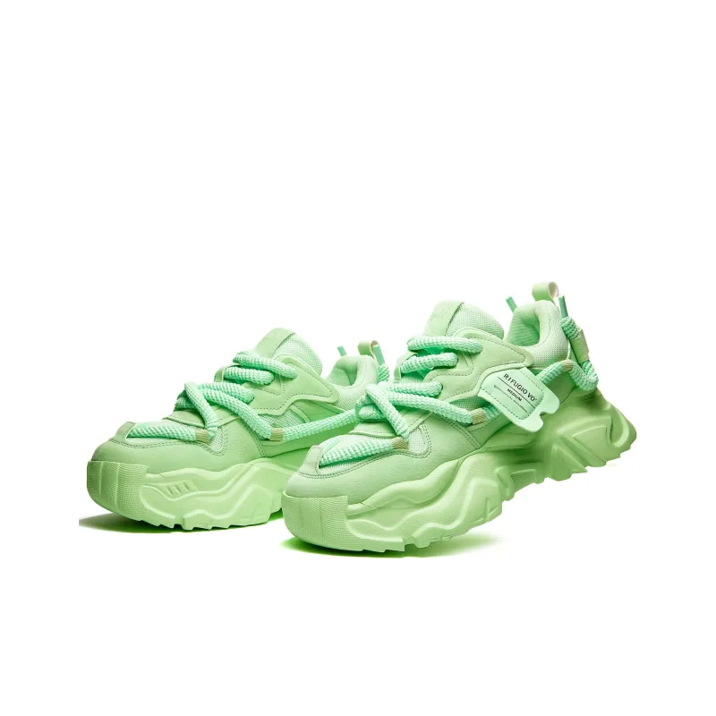 RIFUGIO VO' Shock Absorbers With Slip Resistant And Abrasion Resistant Properties Low Top Chunky Sneakers Unisex-56