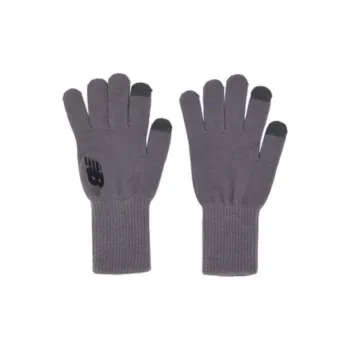 New Balance Acrylic Knit Gloves Unisex Purple