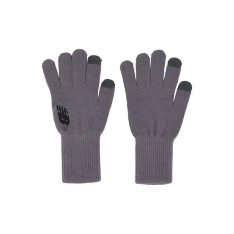 New Balance Acrylic Knit Gloves Unisex Purple-0