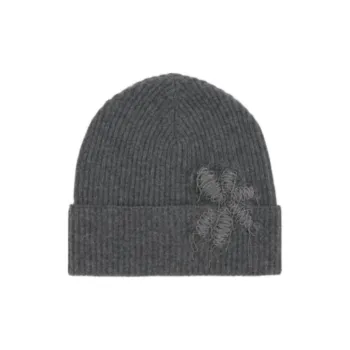 Brunello Cucinelli Embellished Knitted Beanie