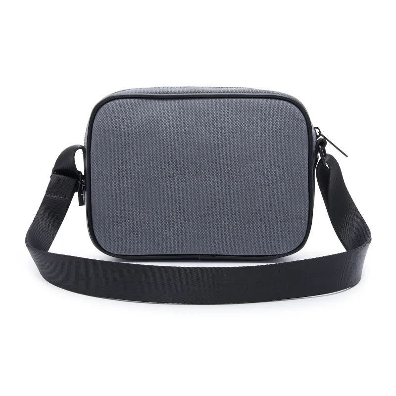 Champion Fabric Shoulder Bag Unisex Gray Black/Black-3
