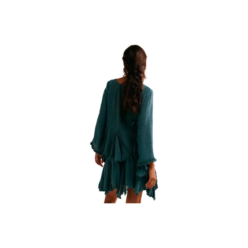 FREE PEOPLE Getaway Set Skirt Set Women's Dragonfly/Purple-1