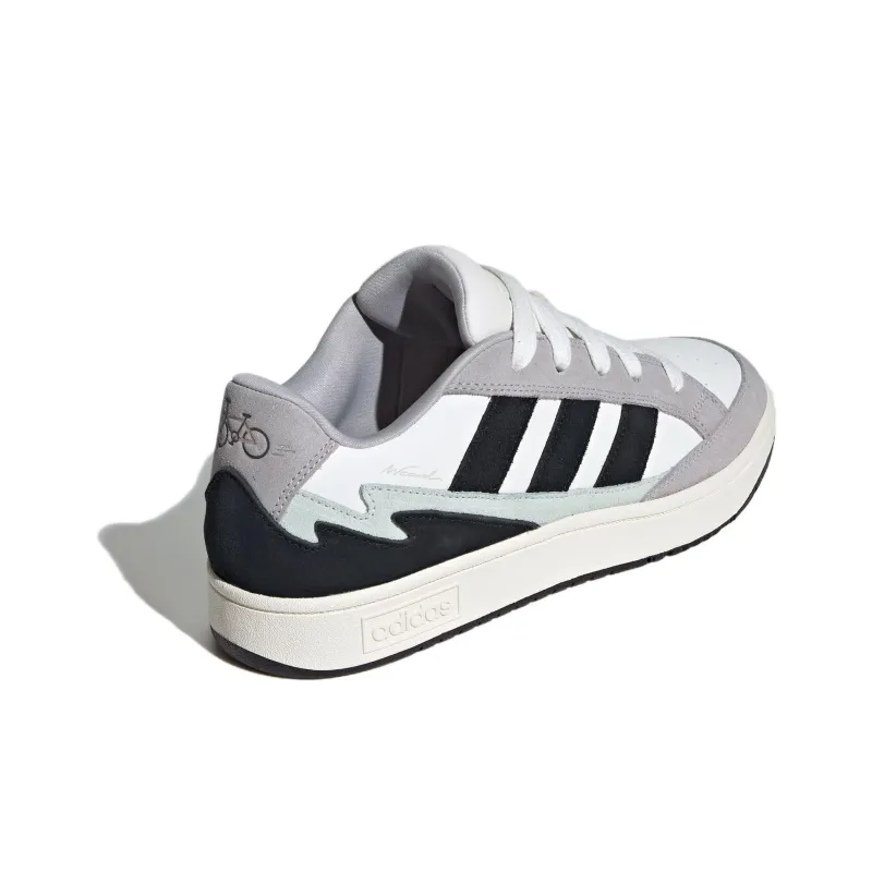 Adidas WCARD ADV Low Top Skateboard Shoes Unisex White Gray-2