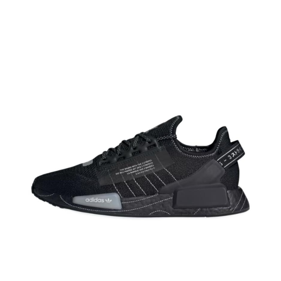 Men's nmd r1 stlt primeknit casual shoes black/white/scarlet best sale