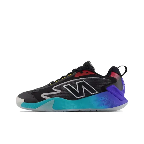 New Balance Fresh Foam X CT-Rally Cushioning Anti-Slip And Wear-Resistant Low-Top Tennis Shoes Men's Black Blue Red
