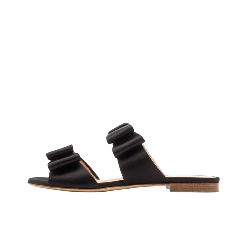 Rupert Sanderson Slide Slippers Women's Black-0