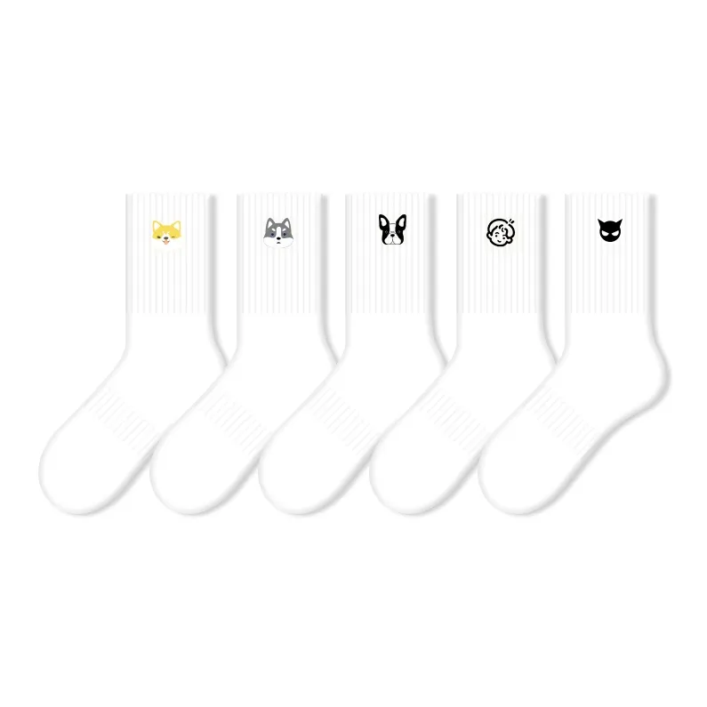 COTTON CHEESE Mid Calf Socks Men's 6 Pack-7