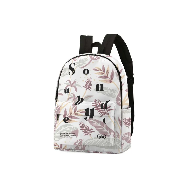 Soundbyte Polyester Backpack Laptop Bag Regular Unisex White-22