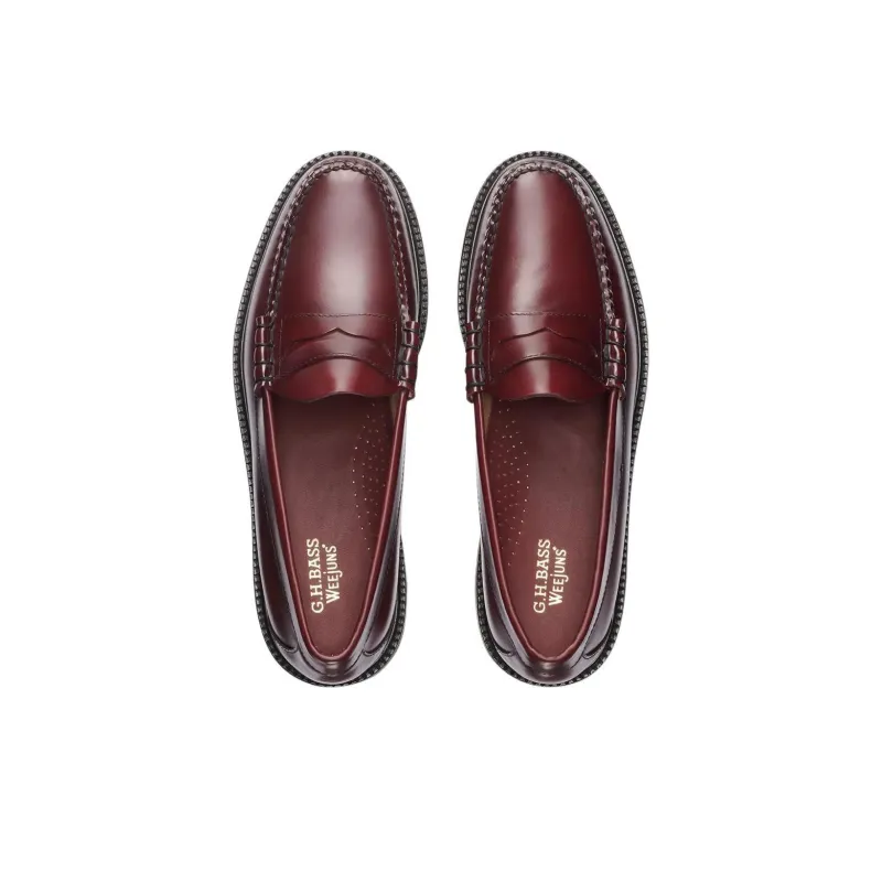 G.H. Bass & Co. Larson Lug Loafers Men's Burgundy-4