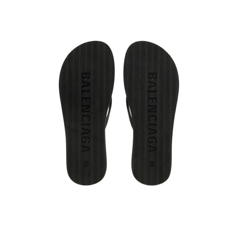 Balenciaga Flip Flops Men's Black-6