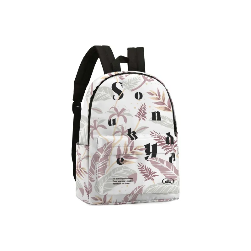 Soundbyte Polyester Backpack Laptop Bag Regular Unisex White-23