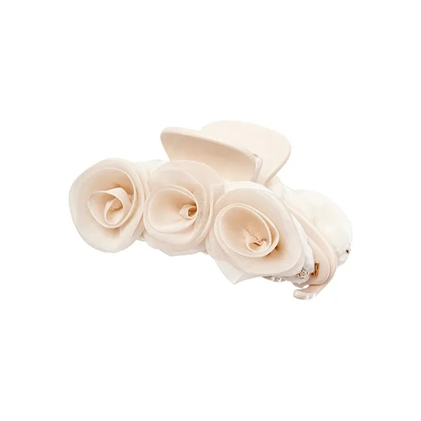 ALEXANDRE DE PARIS Viscose, Silk Medium Size Claw Clip Hair Accessory Headpiece Women's-5