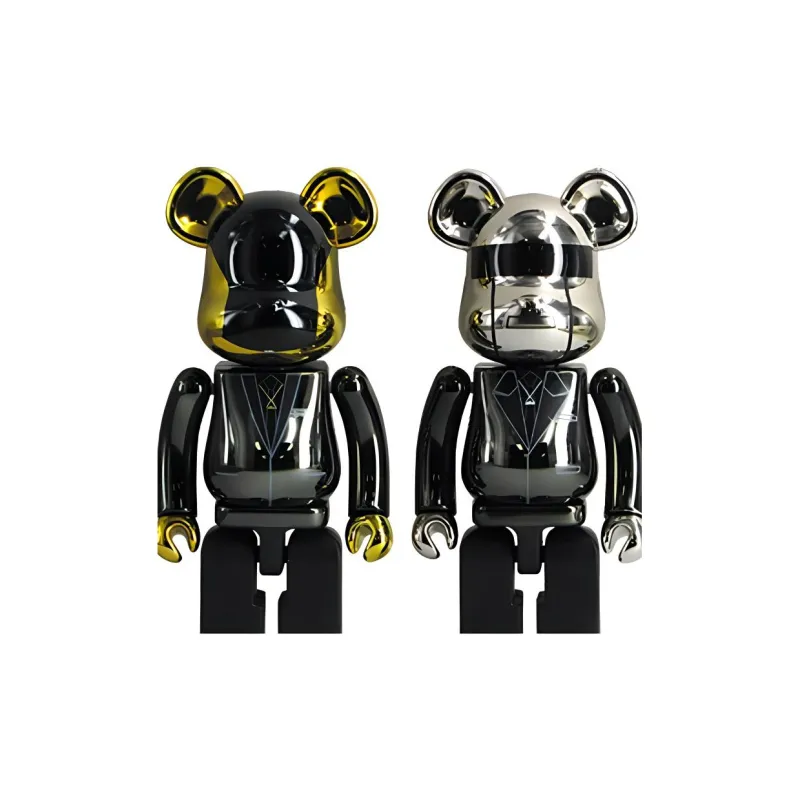Bearbrick Superalloy Daft Punk Random Access Memories Ver. 2 Pack Black-1