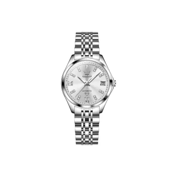 OLEVS Mechanical Movement Watch Women's Watch Silver Dial
