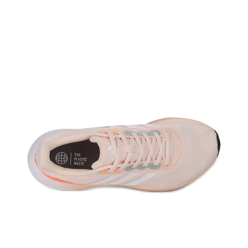 Adidas Runfalcon 3.0 Anti-Slip And Wear-Resistant Breathable Low-Top Running Shoes Women's Orange-4