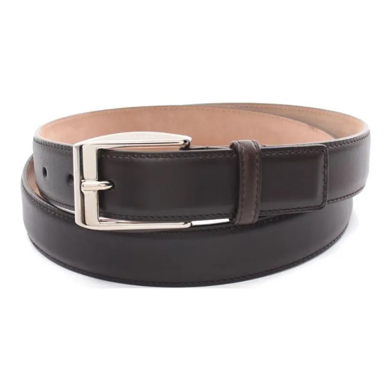 GUCCI Calfskin Leather Belts Men's Black --0