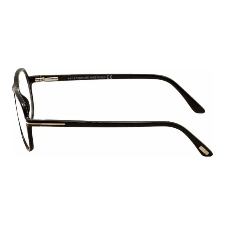 TOM FORD Acetate Aviator Eyeglass Frames Men's Black-2