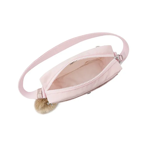 Kipling Polyamide Crossbody Bag Small Size Unisex Primrose Pink Ding-3