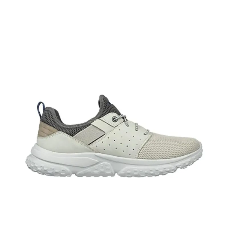Skechers Relaxed Fit Cushioning Anti Slip And Wear Resistant Support Low Top Casual Shoes Men's Gray Loose Fit-1