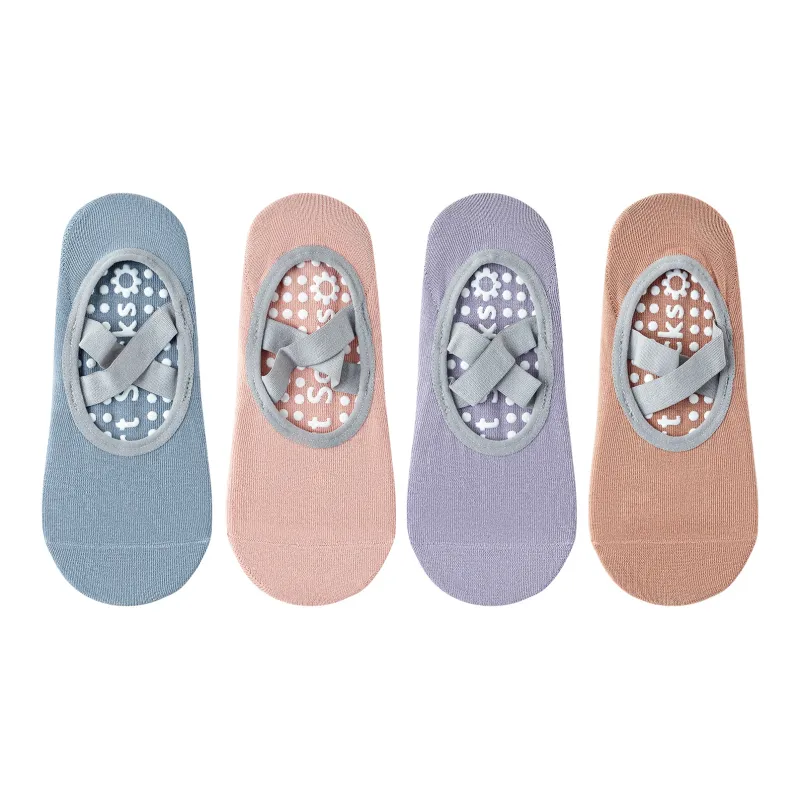 XXLLG No Show Socks Women's 4 Pack-7