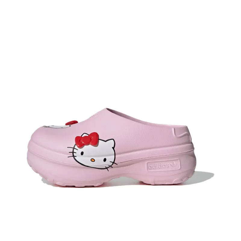 Adidas AdiFOM Stan Smith Mules Hello Kitty Clear Pink Red Women's-0