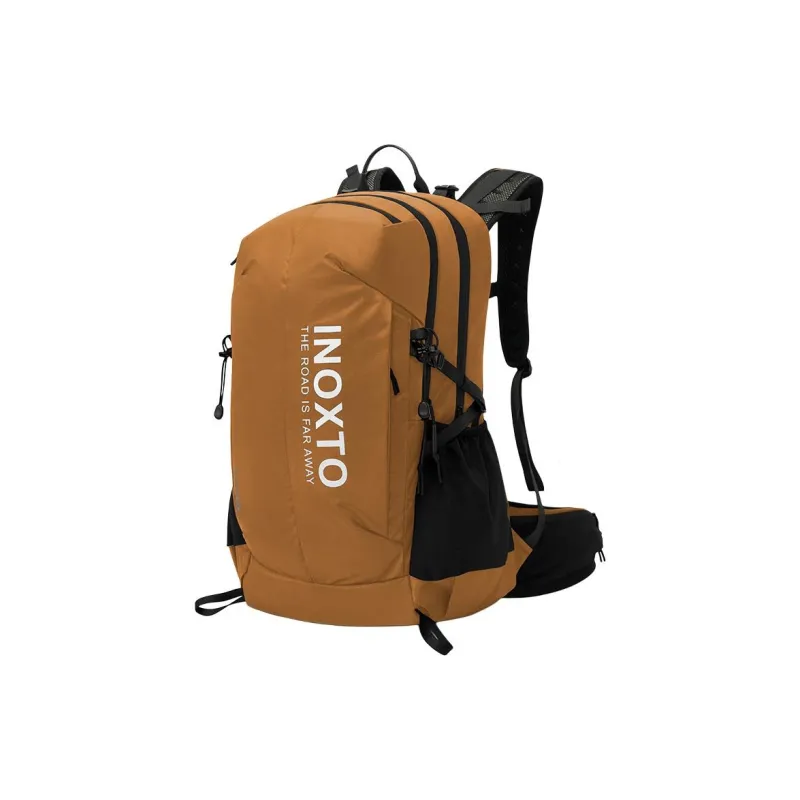 INOXTO Nylon 420D Outdoor Mountaineering Bag Backpack Unisex Red/Yellow/Blue/Black/Gray/Coffee-5