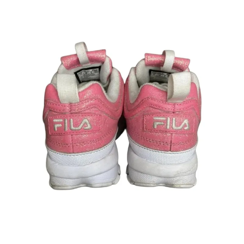FILA Disruptor 2 Non slip Lightweight Low Top Casual Shoes Unisex Pink-3