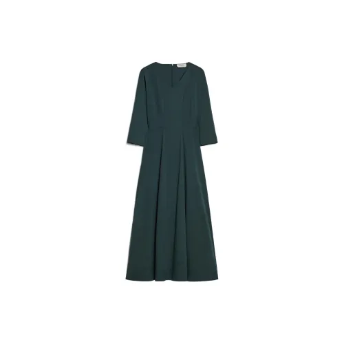 'S MAX MARA Long-Sleeved Dresses Women's Dark Green