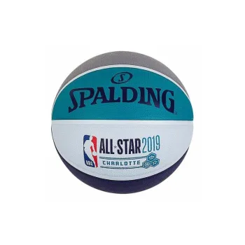 SPALDING Rubber Basketball Gray Blue Size 7 Training Unisex