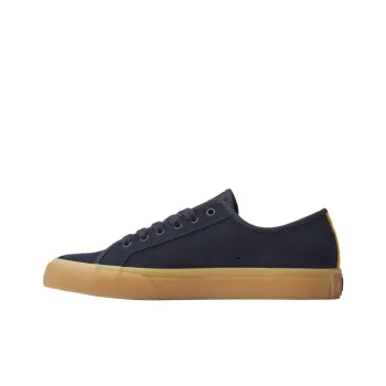 DC Shoes Manual Low Top Skateboard Shoes Men's Marine Blue