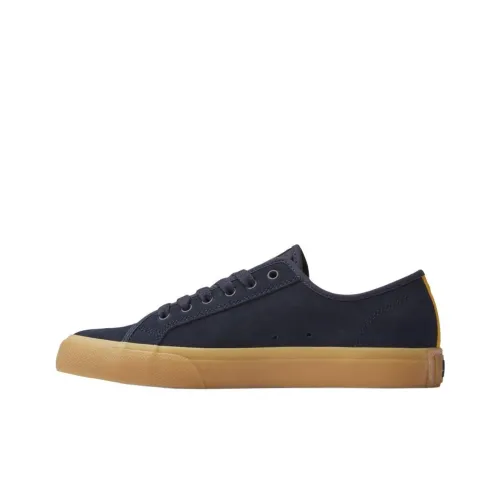 DC Shoes Manual Low Top Skateboard Shoes Men's Marine Blue